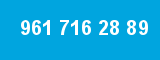 961 716 28 89 961 716 28 89
